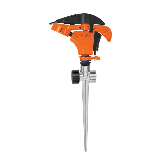 TRUPER, 230m² (2450sq ft) two-way plast. pulsating sprinkler